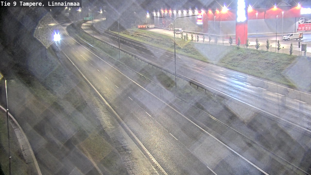 Weather Camera Image Väg 9 Tammerfors, Linnainmaa, Tampere, Pirkanmaa