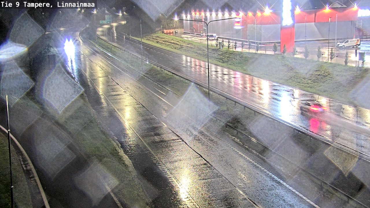 Weather Camera Image Väg 9 Tammerfors, Linnainmaa, Tampere, Pirkanmaa