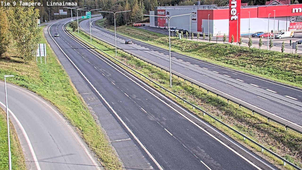 Weather Camera Image Road 9 Tampere, Linnainmaa, Tampere, Pirkanmaa