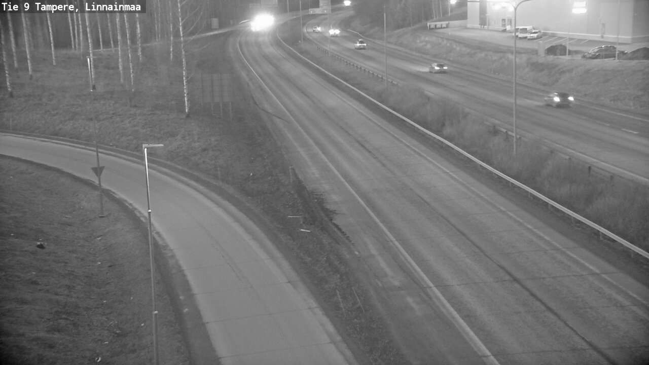 Weather Camera Image Väg 9 Tammerfors, Linnainmaa, Tampere, Pirkanmaa