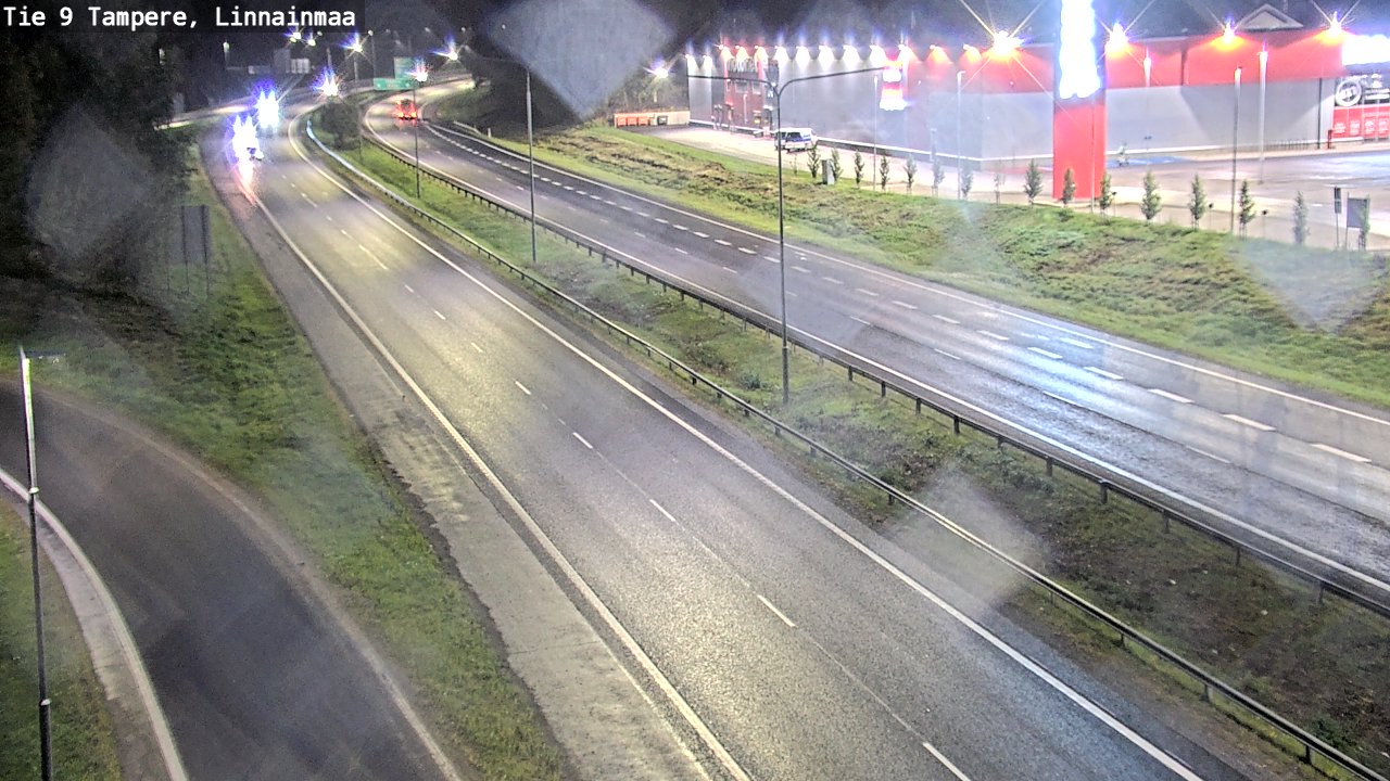 Weather Camera Image Väg 9 Tammerfors, Linnainmaa, Tampere, Pirkanmaa