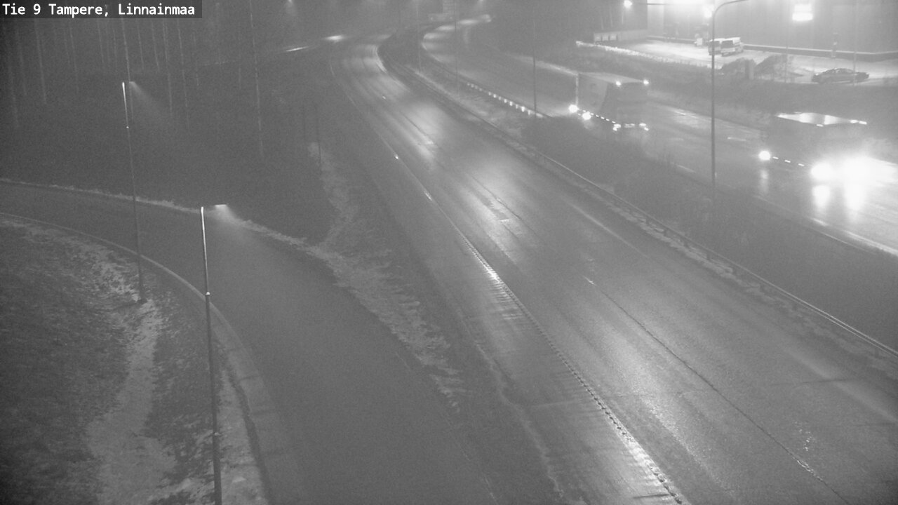 Weather Camera Image Väg 9 Tammerfors, Linnainmaa, Tampere, Pirkanmaa
