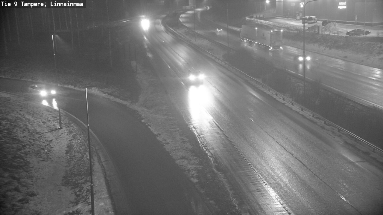 Weather Camera Image Väg 9 Tammerfors, Linnainmaa, Tampere, Pirkanmaa