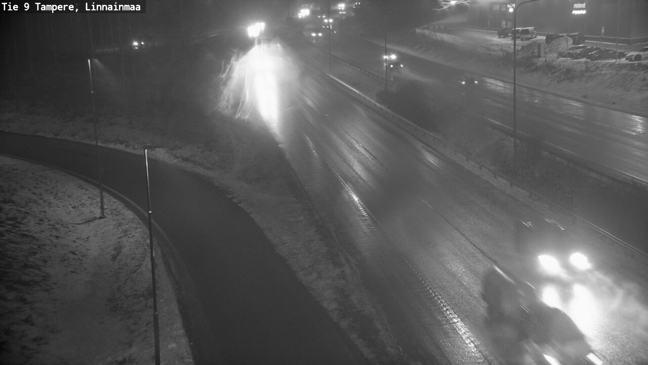Weather Camera Image Väg 9 Tammerfors, Linnainmaa, Tampere, Pirkanmaa