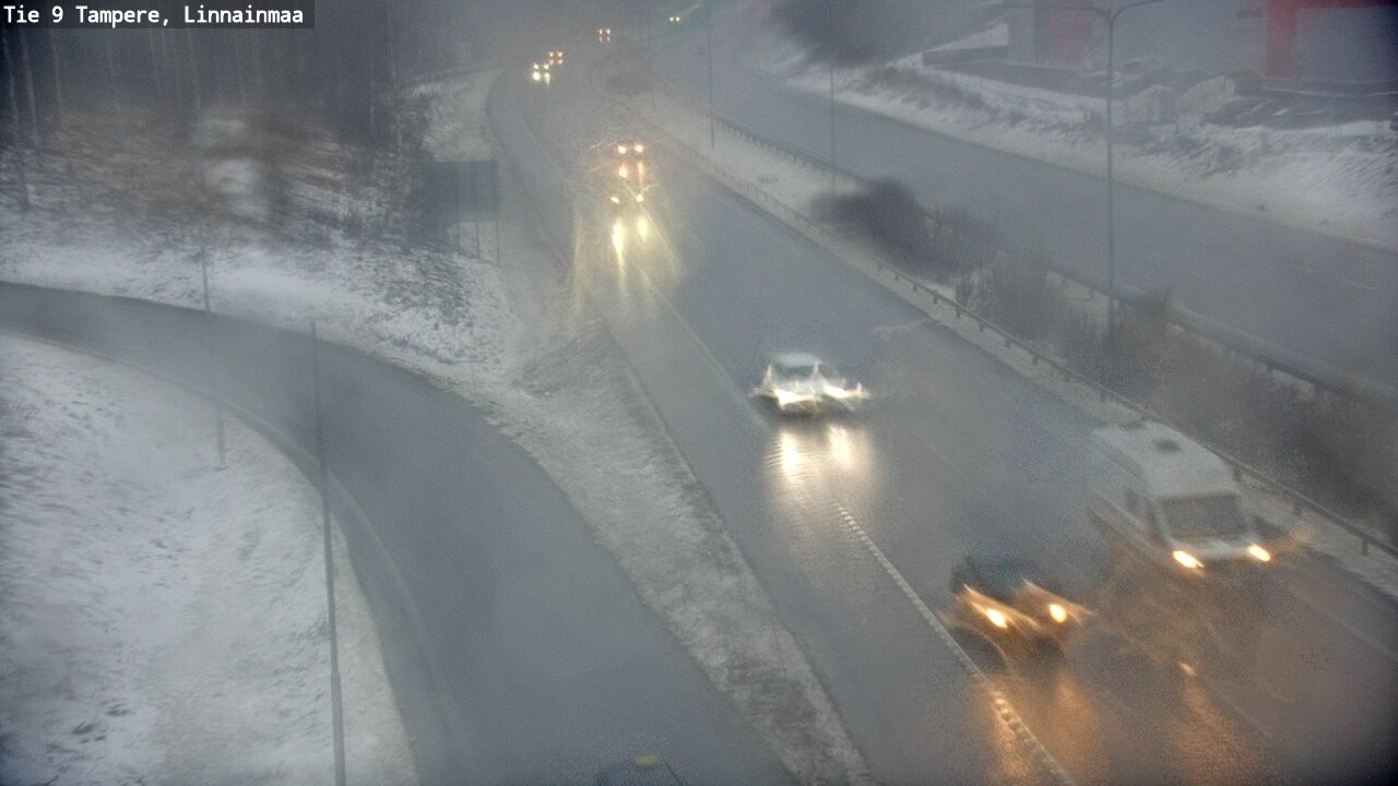 Weather Camera Image Väg 9 Tammerfors, Linnainmaa, Tampere, Pirkanmaa