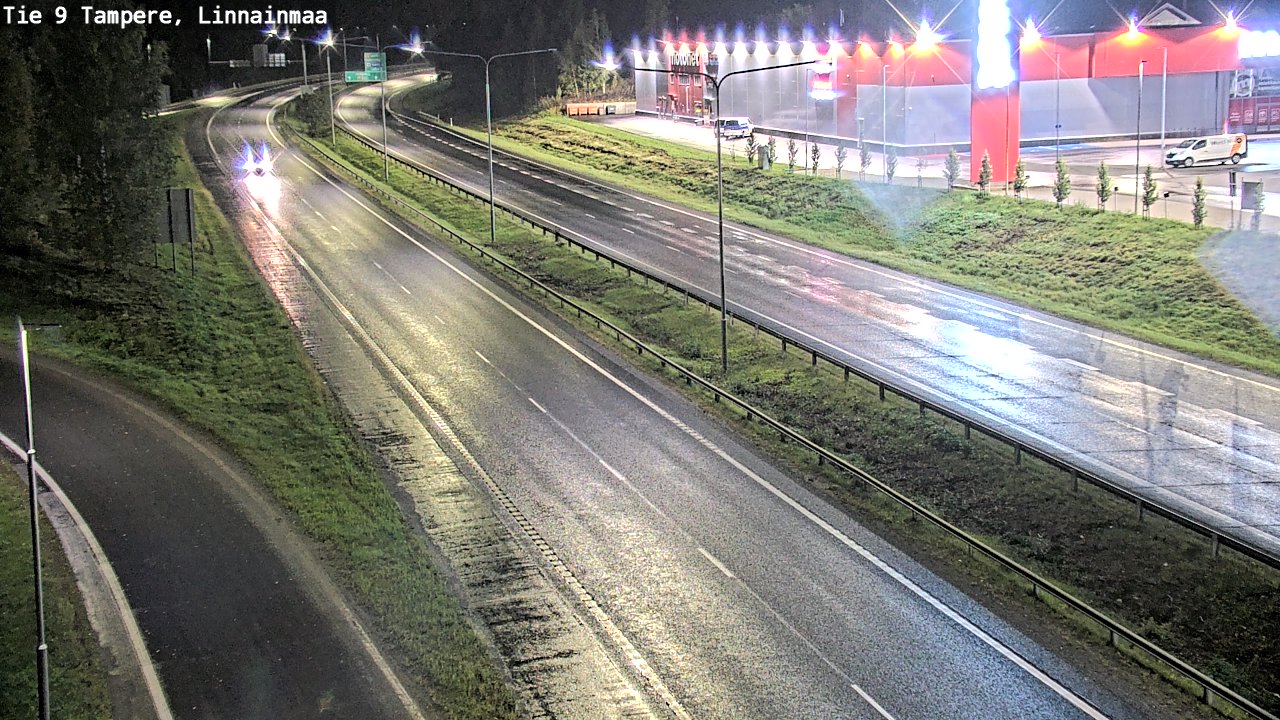 Weather Camera Image Väg 9 Tammerfors, Linnainmaa, Tampere, Pirkanmaa