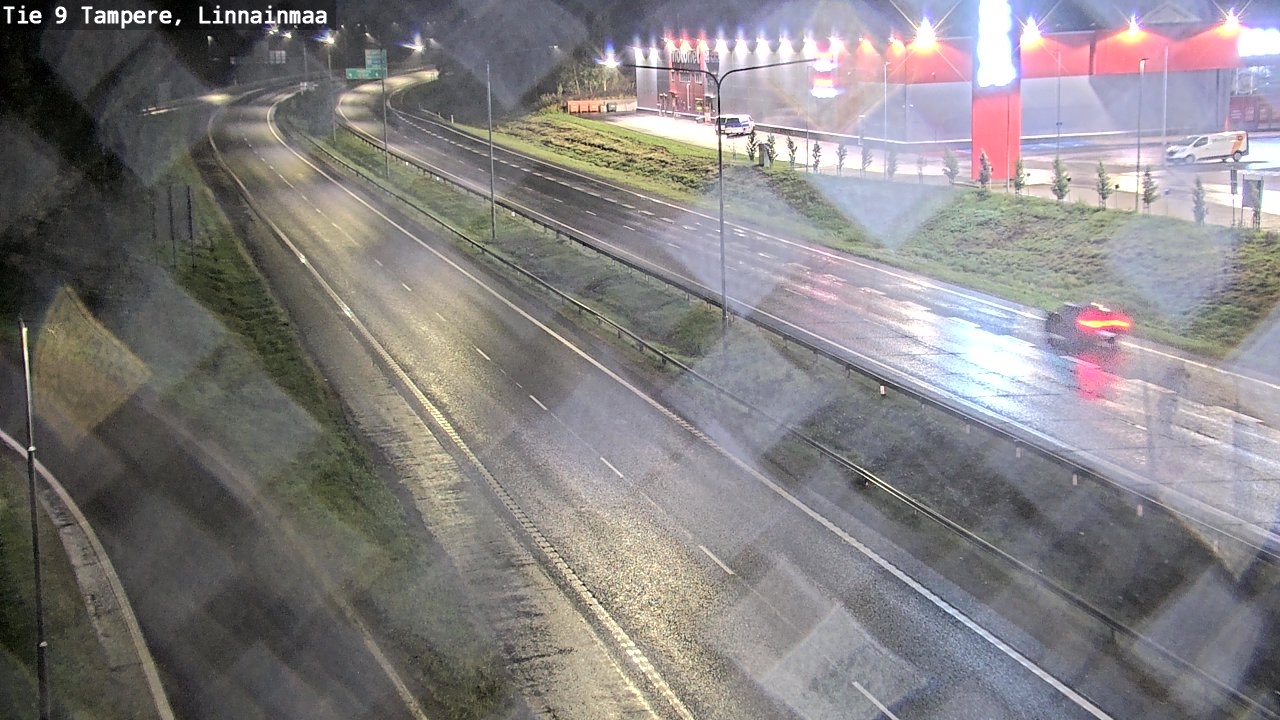 Weather Camera Image Väg 9 Tammerfors, Linnainmaa, Tampere, Pirkanmaa