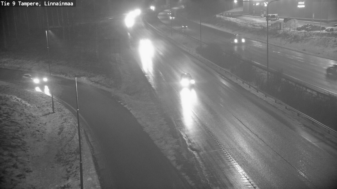 Weather Camera Image Väg 9 Tammerfors, Linnainmaa, Tampere, Pirkanmaa