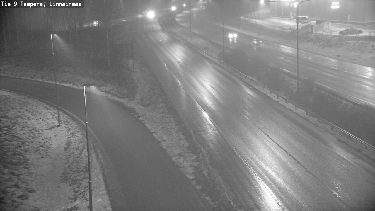 Weather Camera Image Väg 9 Tammerfors, Linnainmaa, Tampere, Pirkanmaa
