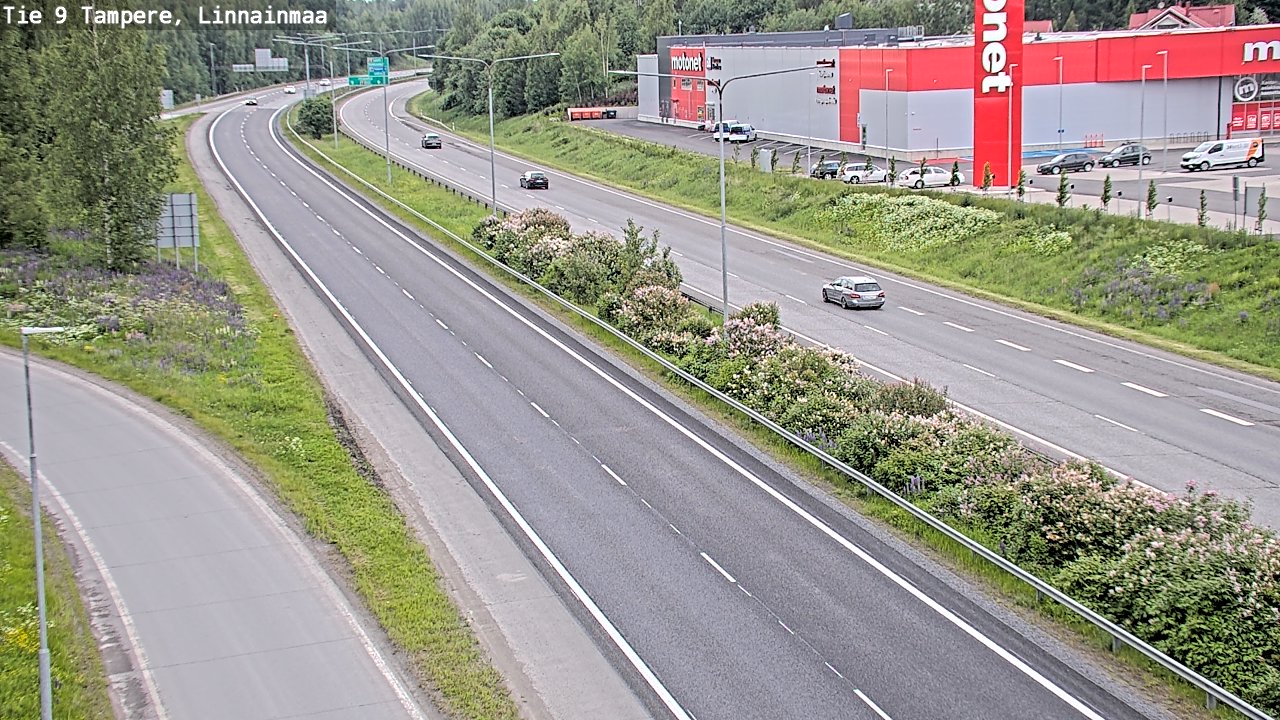 Kelikamerat Kuva Tie 9 Tampere, Linnainmaa, Tampere, Pirkanmaa