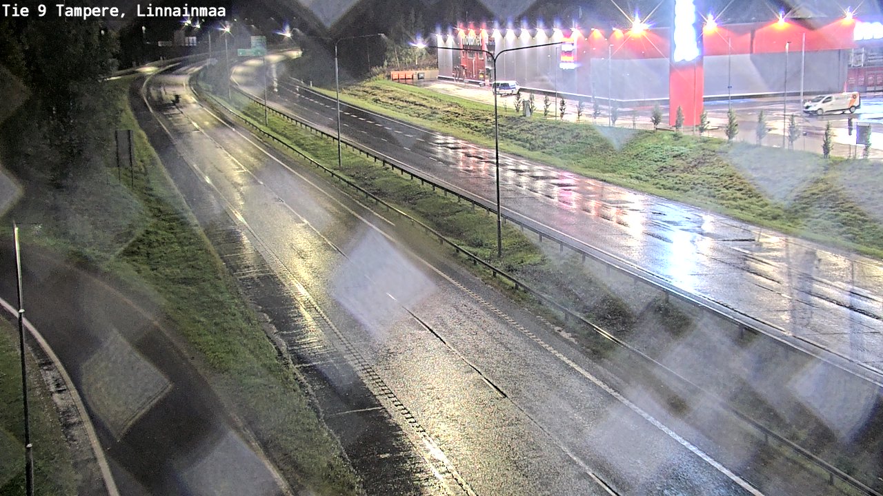 Weather Camera Image Väg 9 Tammerfors, Linnainmaa, Tampere, Pirkanmaa