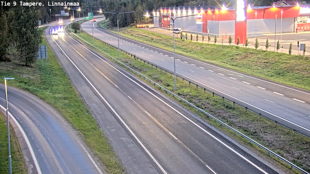 Weather Camera Image Väg 9 Tammerfors, Linnainmaa, Tampere, Pirkanmaa