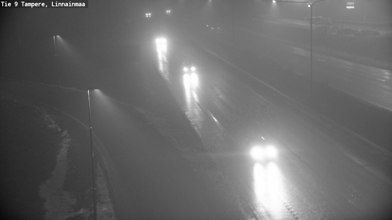 Weather Camera Image Väg 9 Tammerfors, Linnainmaa, Tampere, Pirkanmaa