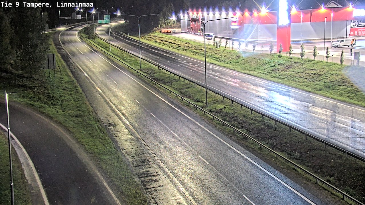 Weather Camera Image Väg 9 Tammerfors, Linnainmaa, Tampere, Pirkanmaa