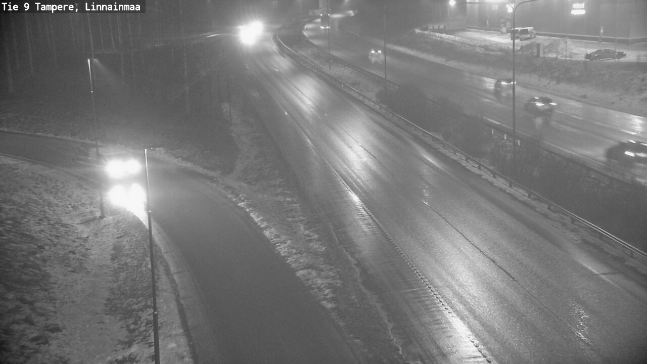 Weather Camera Image Väg 9 Tammerfors, Linnainmaa, Tampere, Pirkanmaa