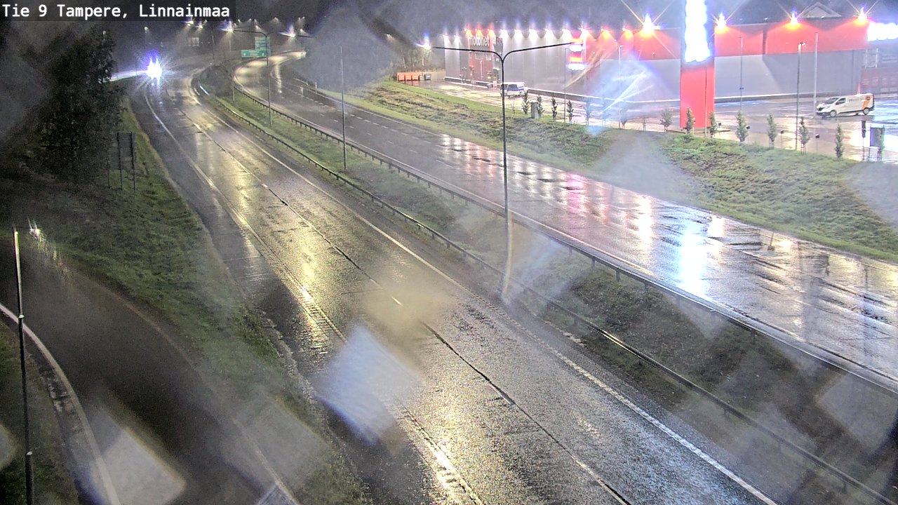 Weather Camera Image Väg 9 Tammerfors, Linnainmaa, Tampere, Pirkanmaa