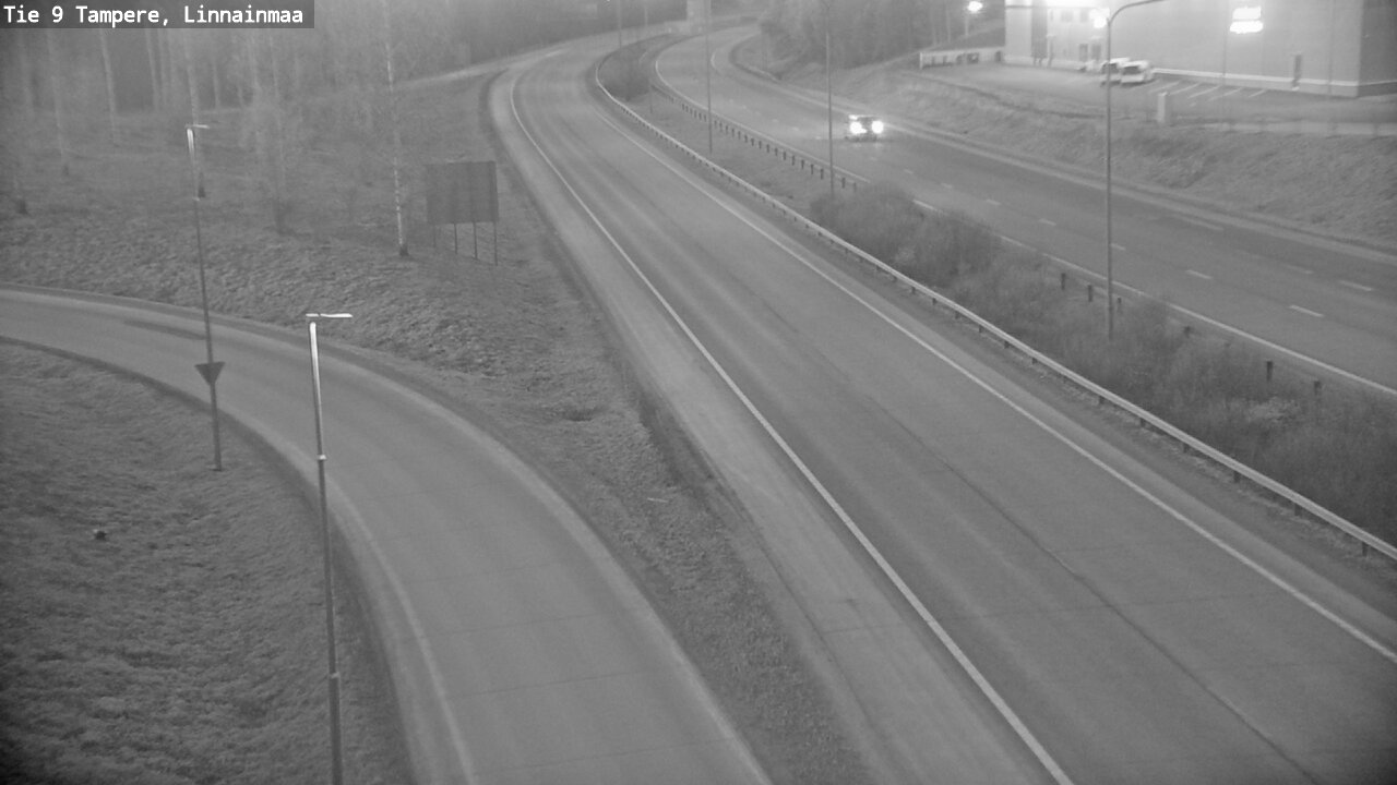 Weather Camera Image Väg 9 Tammerfors, Linnainmaa, Tampere, Pirkanmaa