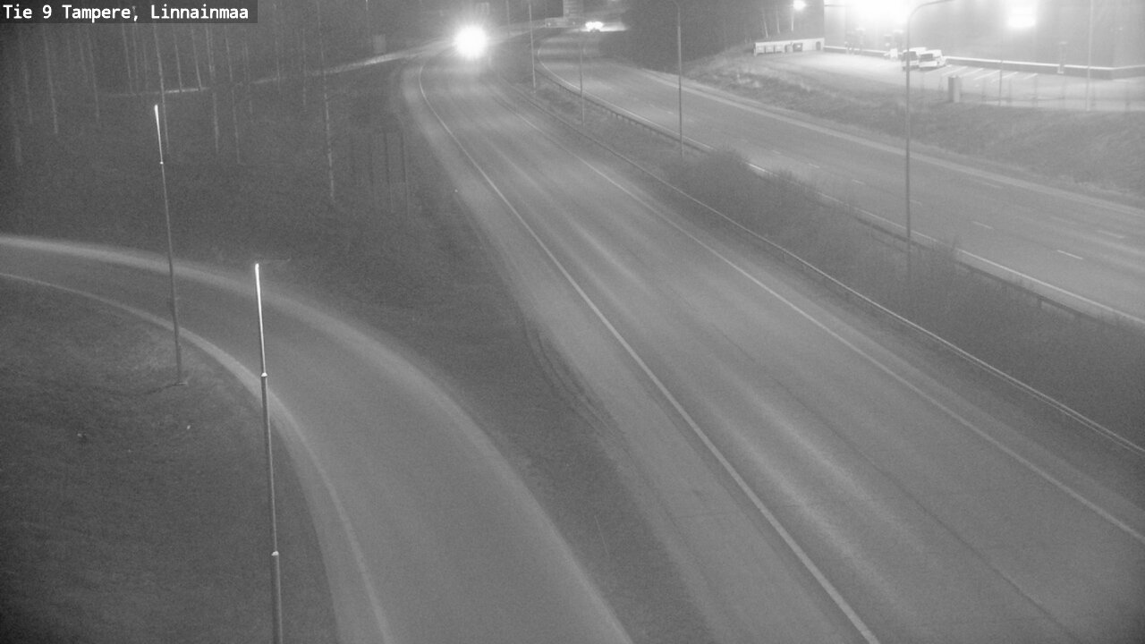 Weather Camera Image Väg 9 Tammerfors, Linnainmaa, Tampere, Pirkanmaa