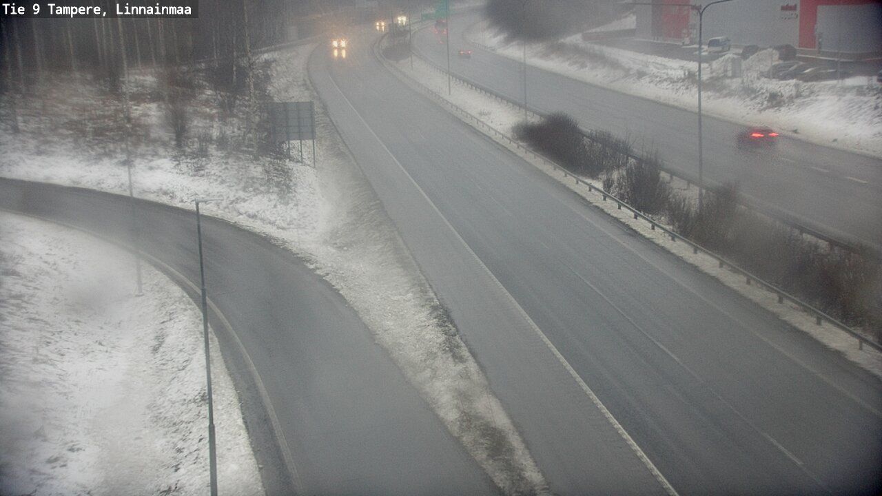 Weather Camera Image Väg 9 Tammerfors, Linnainmaa, Tampere, Pirkanmaa