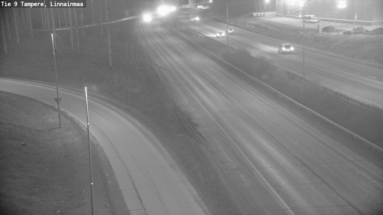 Weather Camera Image Väg 9 Tammerfors, Linnainmaa, Tampere, Pirkanmaa