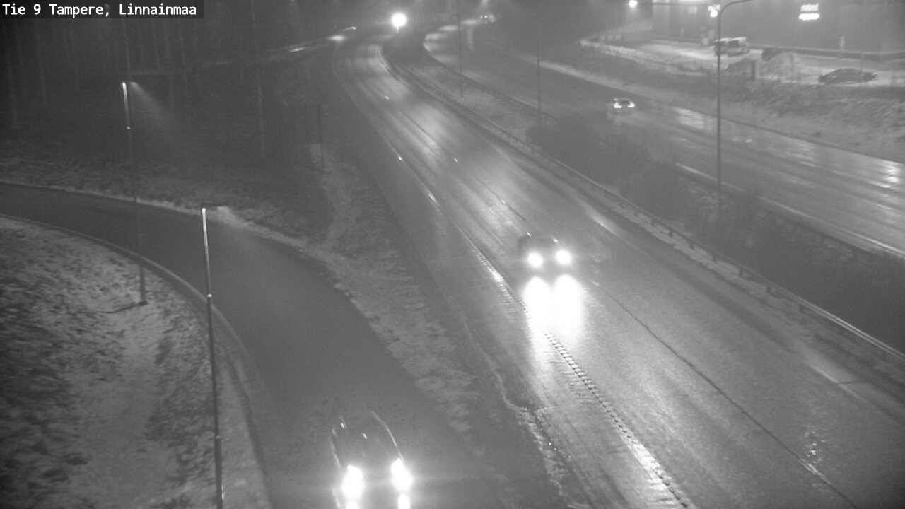Weather Camera Image Väg 9 Tammerfors, Linnainmaa, Tampere, Pirkanmaa