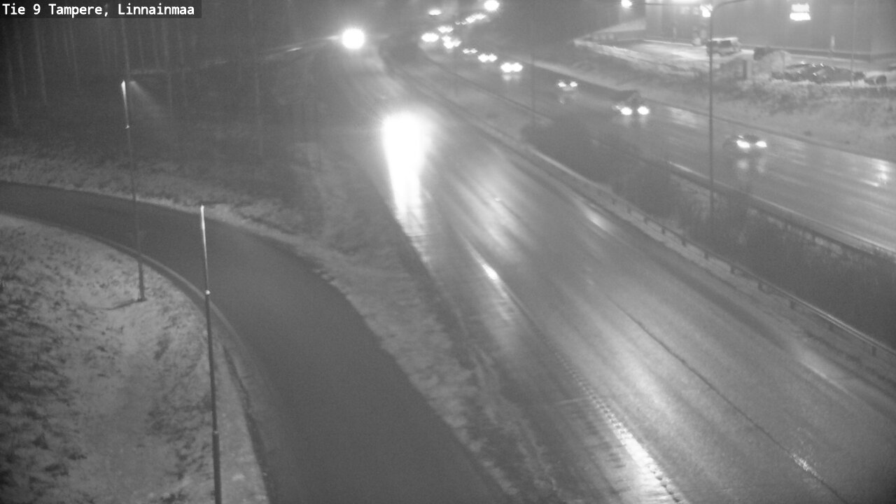 Weather Camera Image Väg 9 Tammerfors, Linnainmaa, Tampere, Pirkanmaa