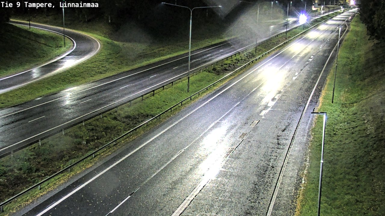 Weather Camera Image Väg 9 Tammerfors, Linnainmaa, Tampere, Pirkanmaa