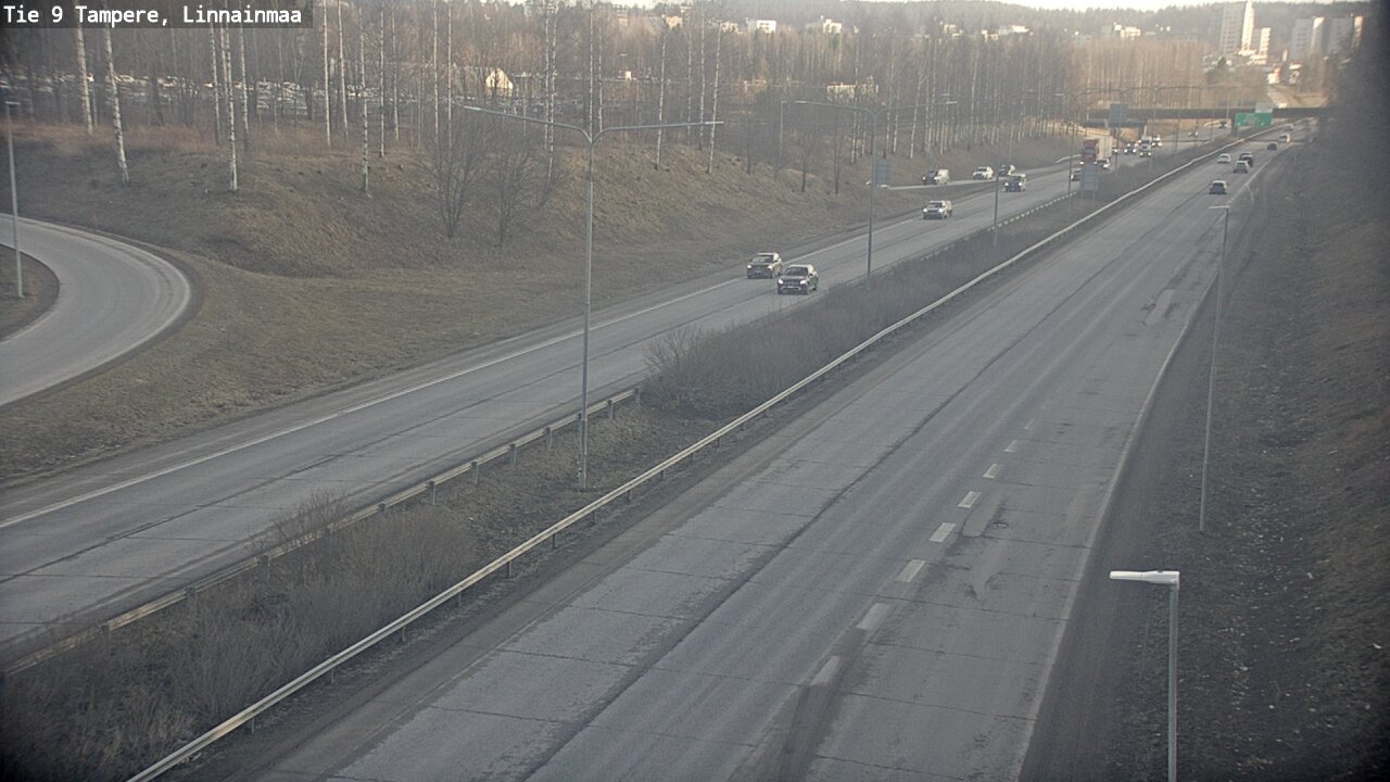 Weather Camera Image Väg 9 Tammerfors, Linnainmaa, Tampere, Pirkanmaa