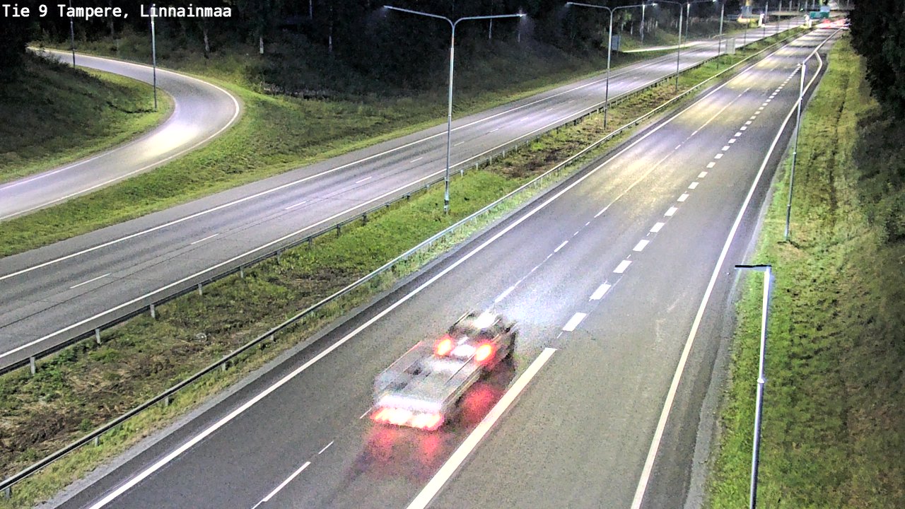 Weather Camera Image Väg 9 Tammerfors, Linnainmaa, Tampere, Pirkanmaa