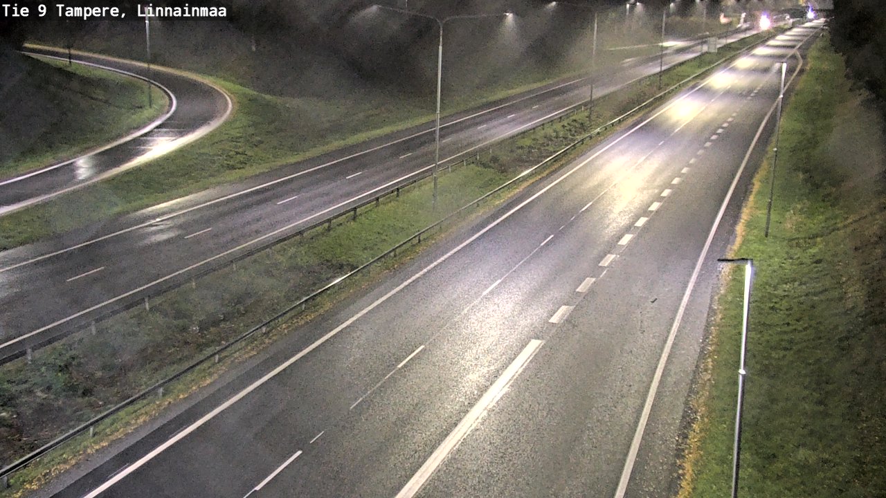 Weather Camera Image Väg 9 Tammerfors, Linnainmaa, Tampere, Pirkanmaa