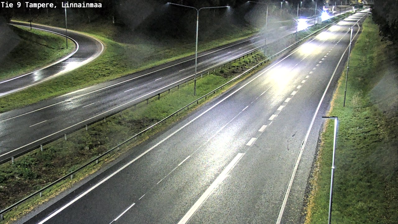 Weather Camera Image Väg 9 Tammerfors, Linnainmaa, Tampere, Pirkanmaa