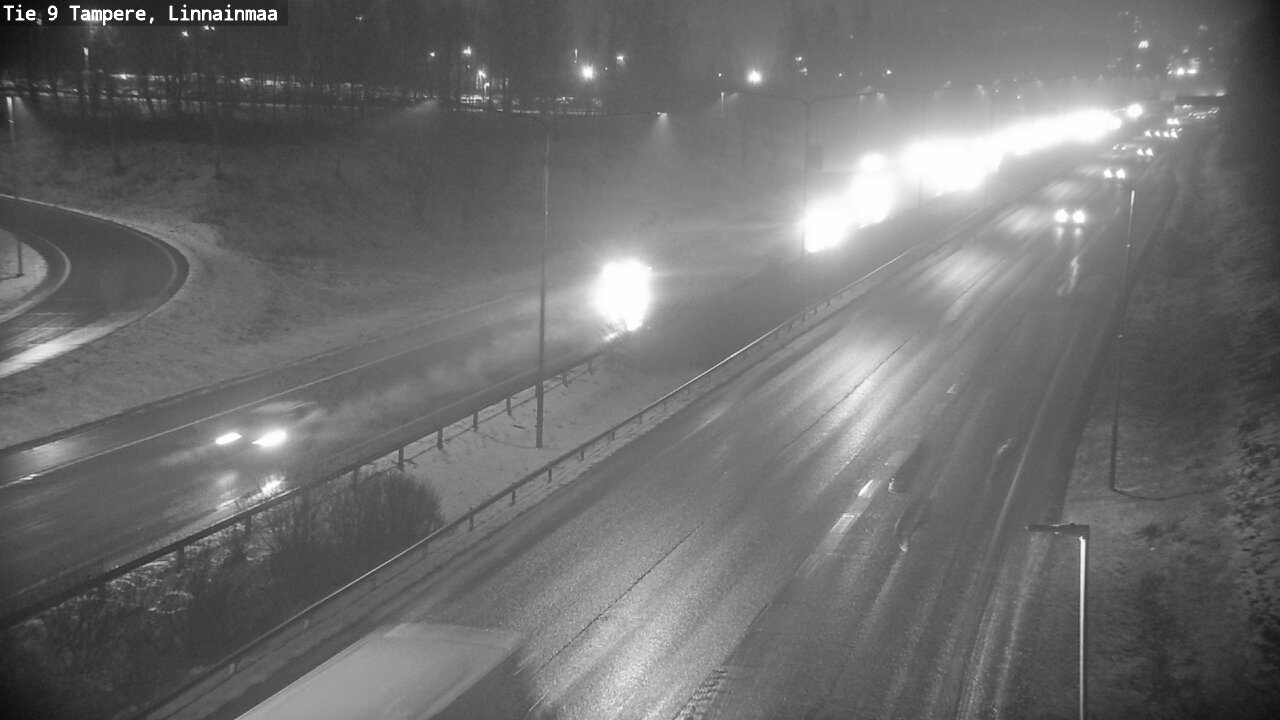 Weather Camera Image Väg 9 Tammerfors, Linnainmaa, Tampere, Pirkanmaa