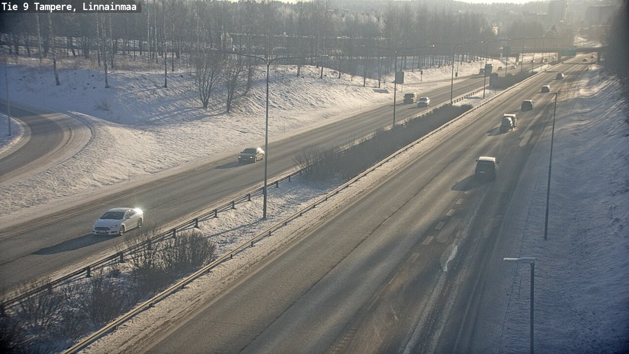 Weather Camera Image Väg 9 Tammerfors, Linnainmaa, Tampere, Pirkanmaa
