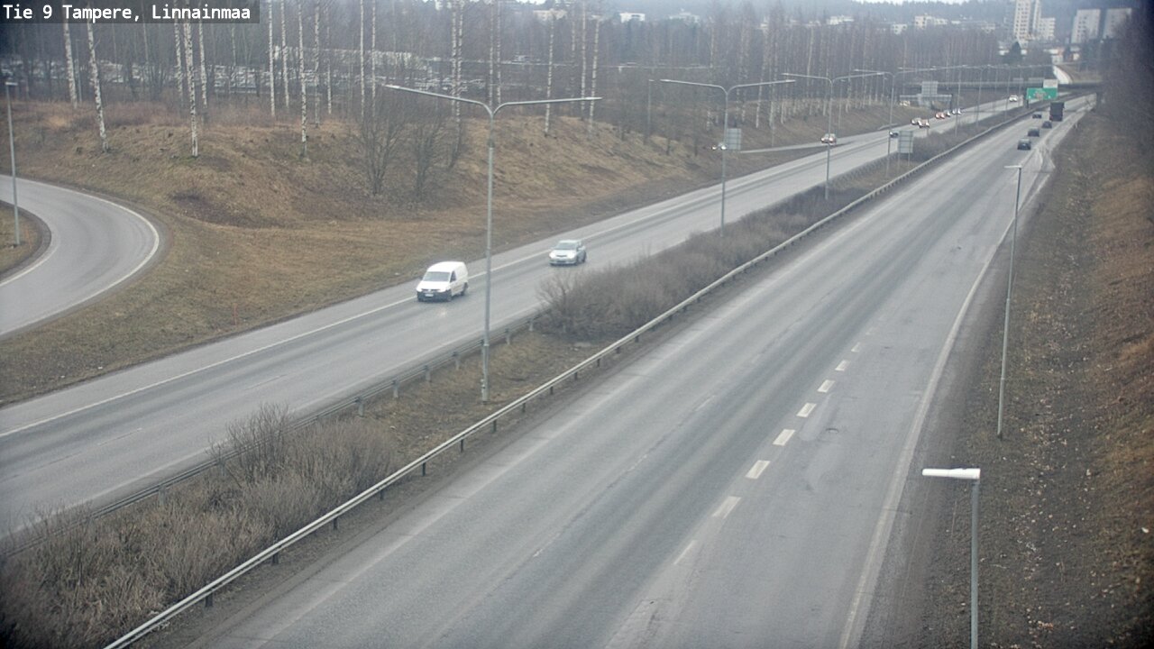 Weather Camera Image Väg 9 Tammerfors, Linnainmaa, Tampere, Pirkanmaa