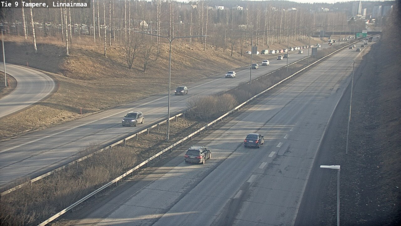Weather Camera Image Väg 9 Tammerfors, Linnainmaa, Tampere, Pirkanmaa