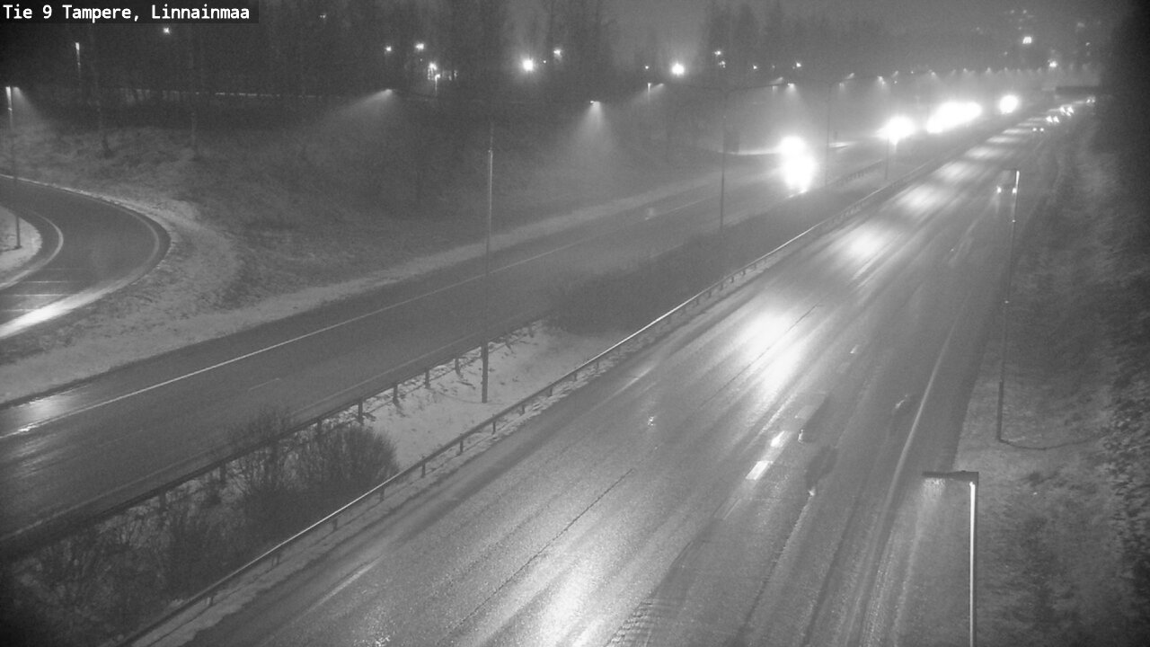 Weather Camera Image Väg 9 Tammerfors, Linnainmaa, Tampere, Pirkanmaa