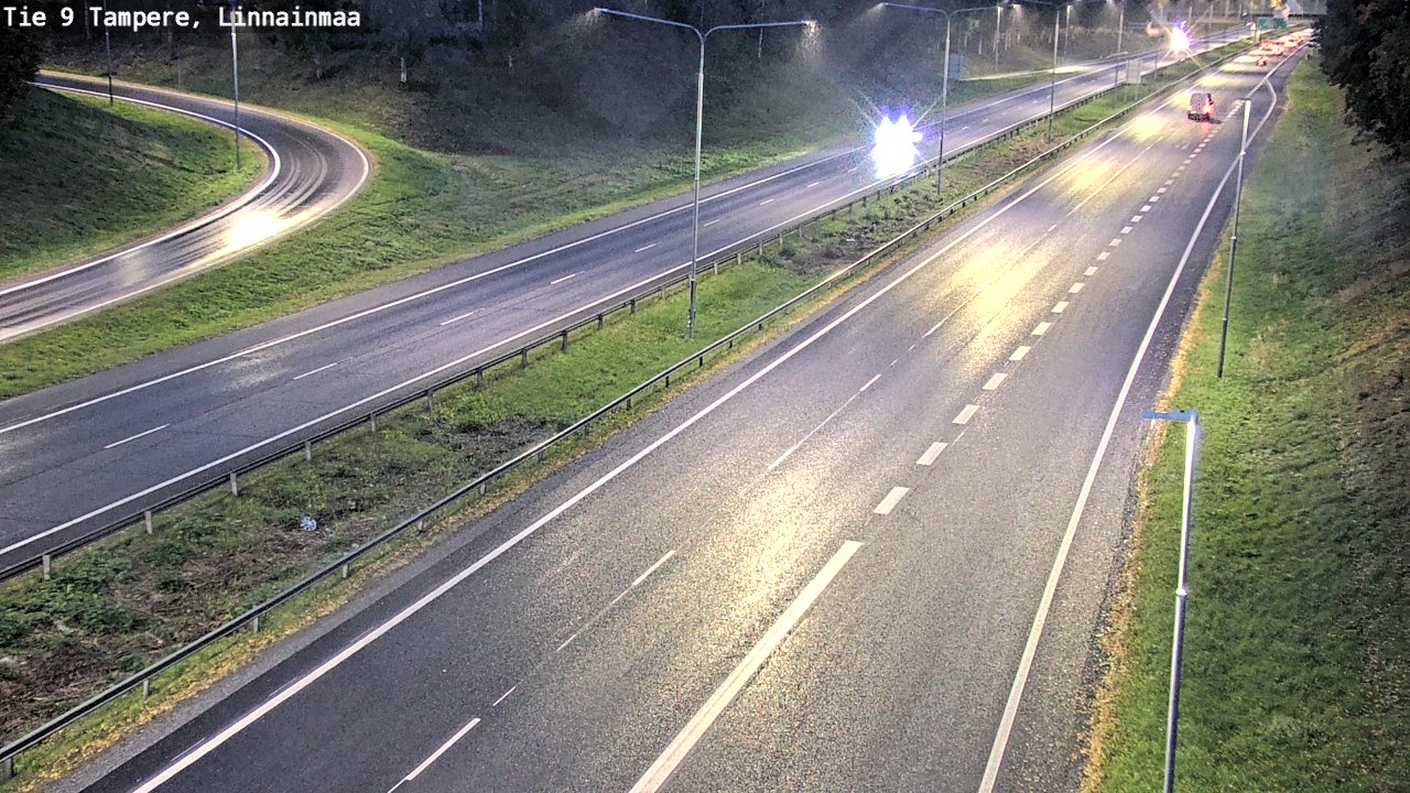 Weather Camera Image Väg 9 Tammerfors, Linnainmaa, Tampere, Pirkanmaa
