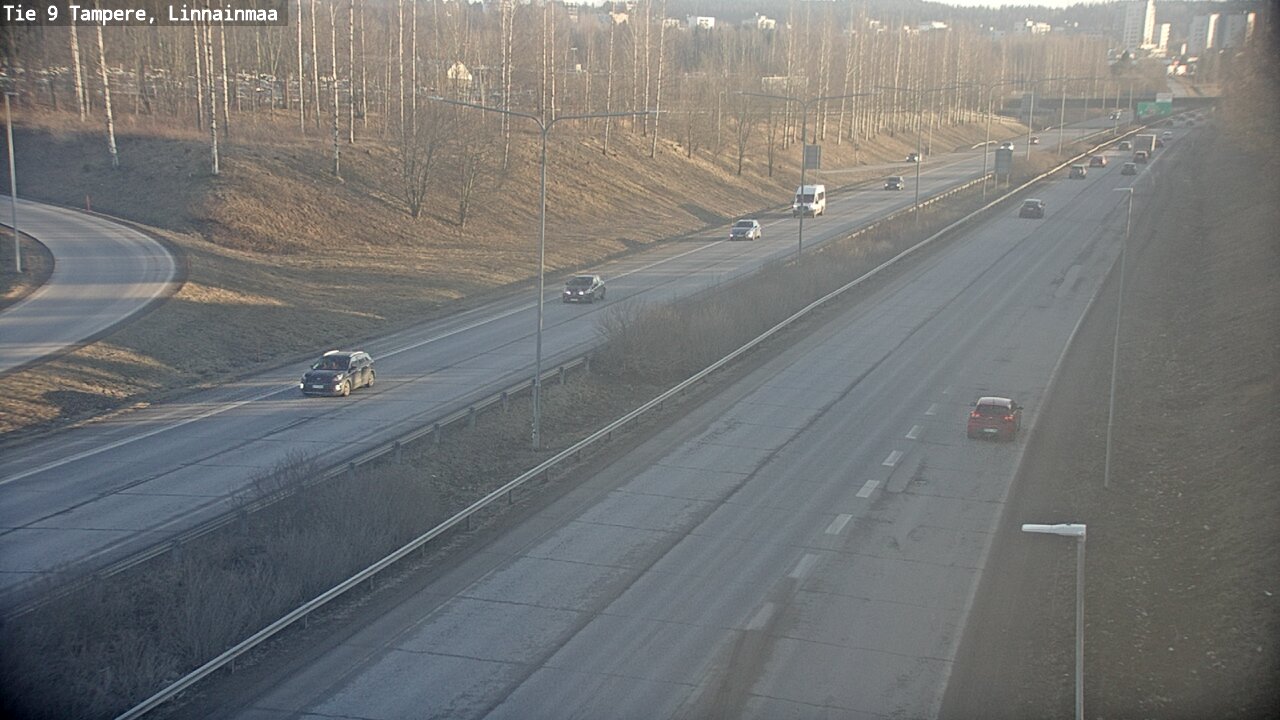 Weather Camera Image Väg 9 Tammerfors, Linnainmaa, Tampere, Pirkanmaa