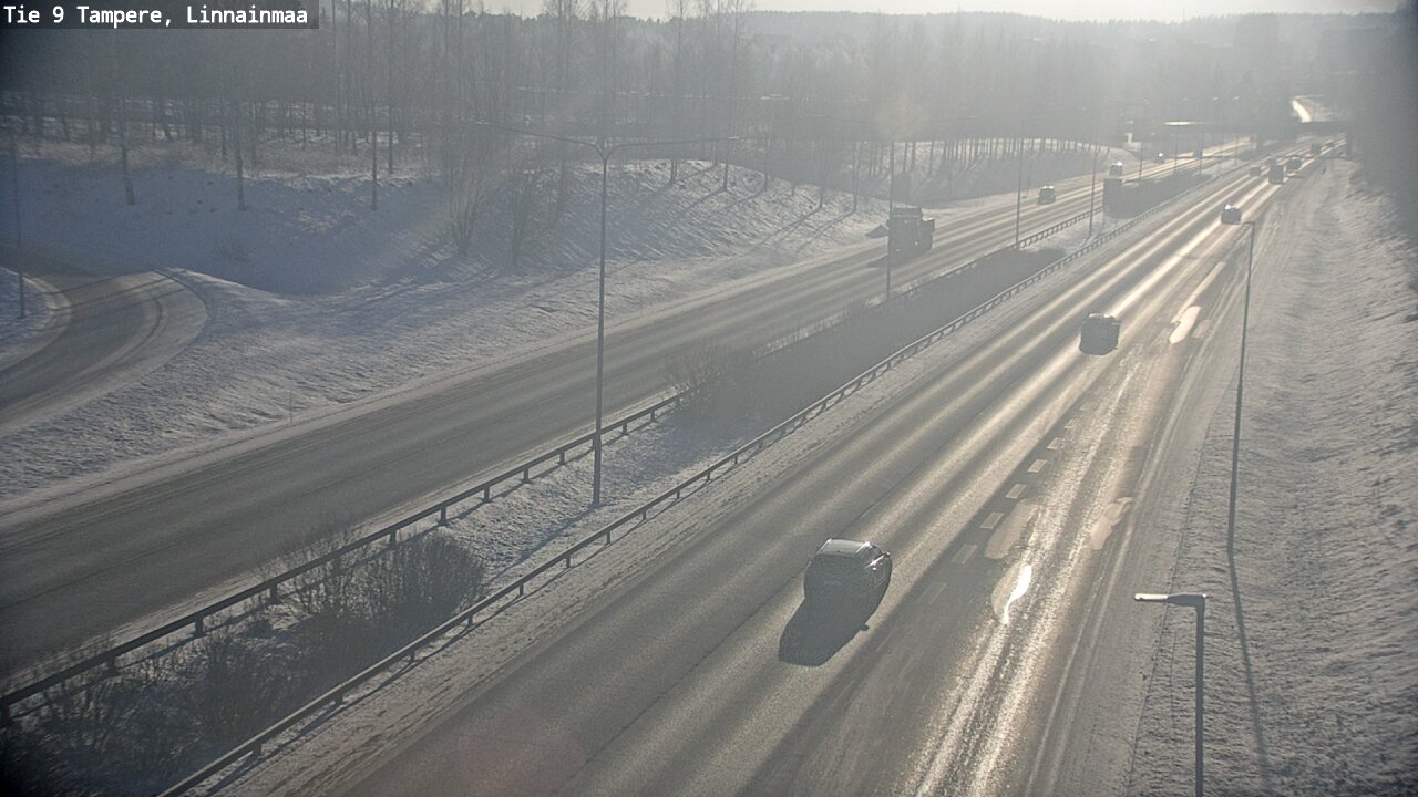 Weather Camera Image Väg 9 Tammerfors, Linnainmaa, Tampere, Pirkanmaa