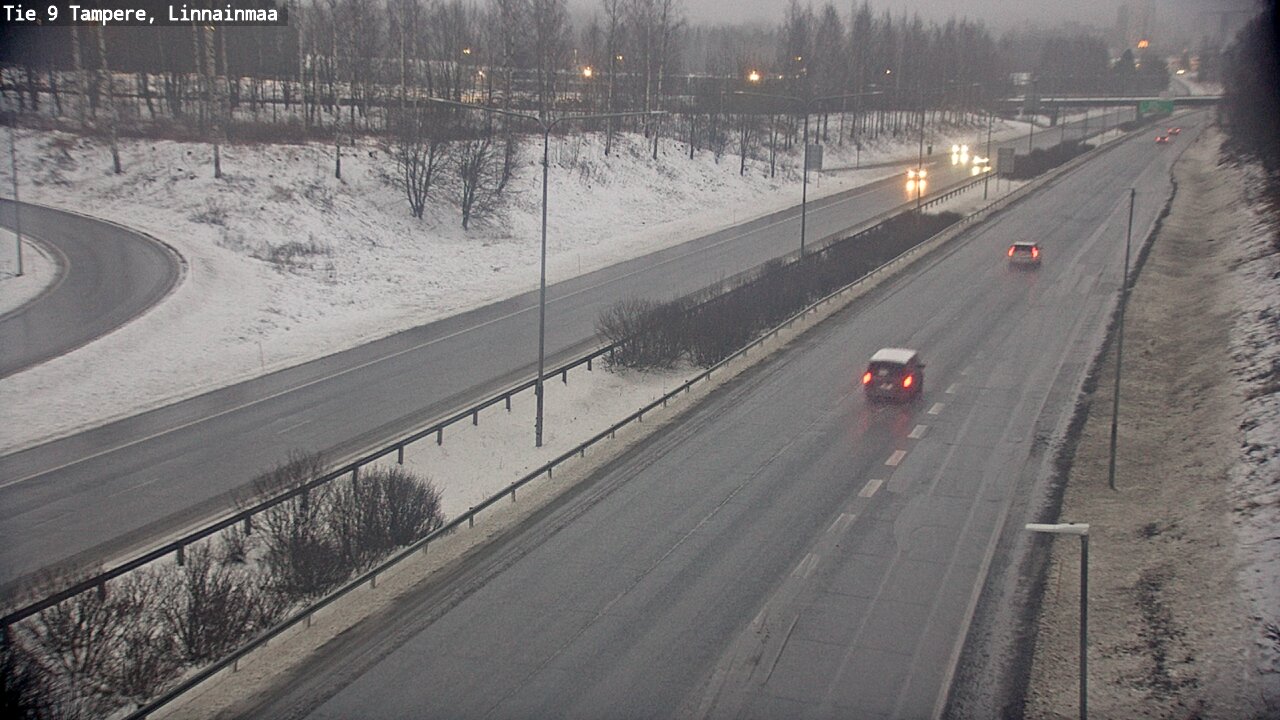 Weather Camera Image Väg 9 Tammerfors, Linnainmaa, Tampere, Pirkanmaa