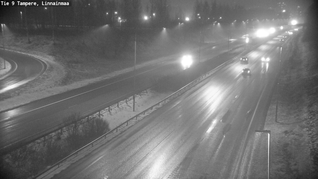 Weather Camera Image Väg 9 Tammerfors, Linnainmaa, Tampere, Pirkanmaa