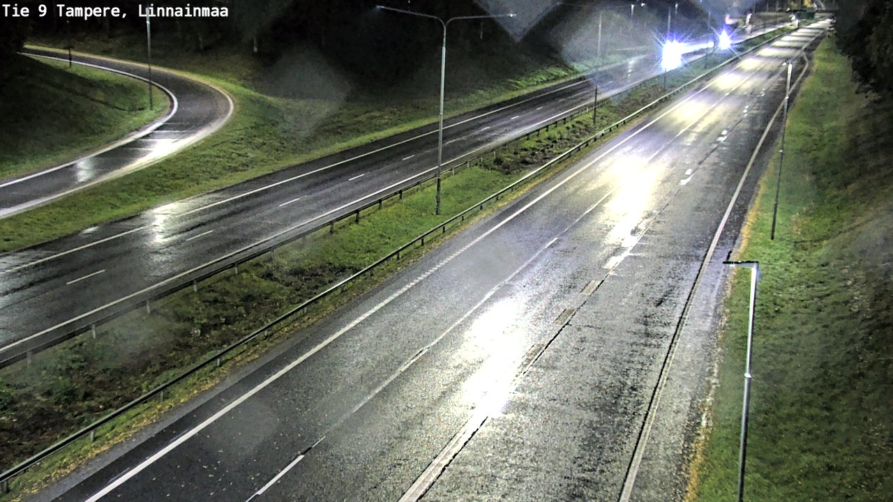 Weather Camera Image Väg 9 Tammerfors, Linnainmaa, Tampere, Pirkanmaa