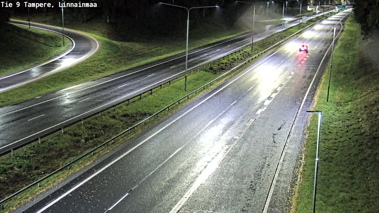 Weather Camera Image Väg 9 Tammerfors, Linnainmaa, Tampere, Pirkanmaa
