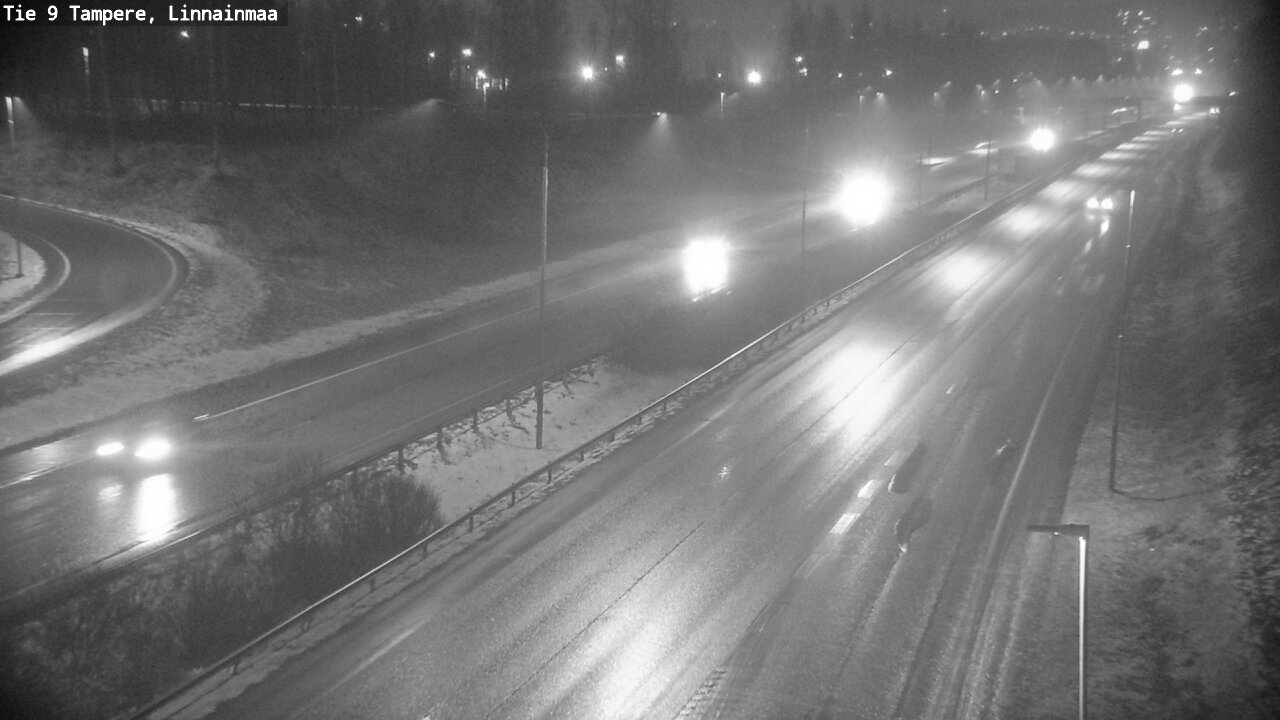 Weather Camera Image Väg 9 Tammerfors, Linnainmaa, Tampere, Pirkanmaa