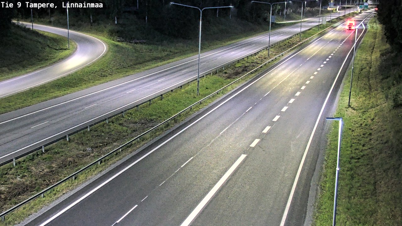 Weather Camera Image Väg 9 Tammerfors, Linnainmaa, Tampere, Pirkanmaa