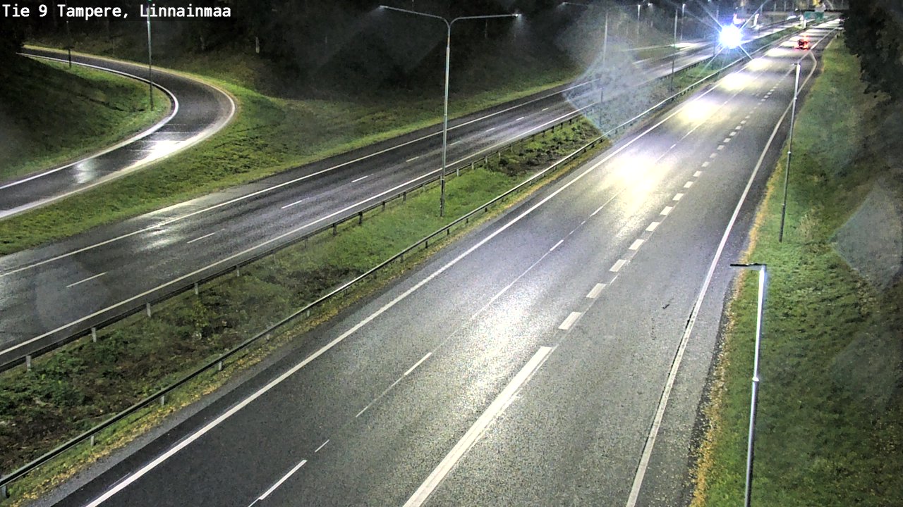 Weather Camera Image Väg 9 Tammerfors, Linnainmaa, Tampere, Pirkanmaa