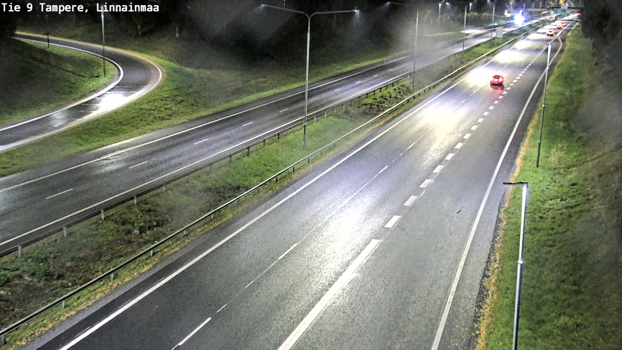 Weather Camera Image Väg 9 Tammerfors, Linnainmaa, Tampere, Pirkanmaa