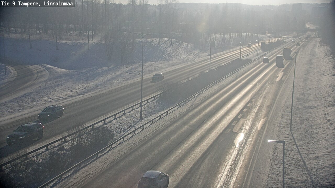 Weather Camera Image Väg 9 Tammerfors, Linnainmaa, Tampere, Pirkanmaa