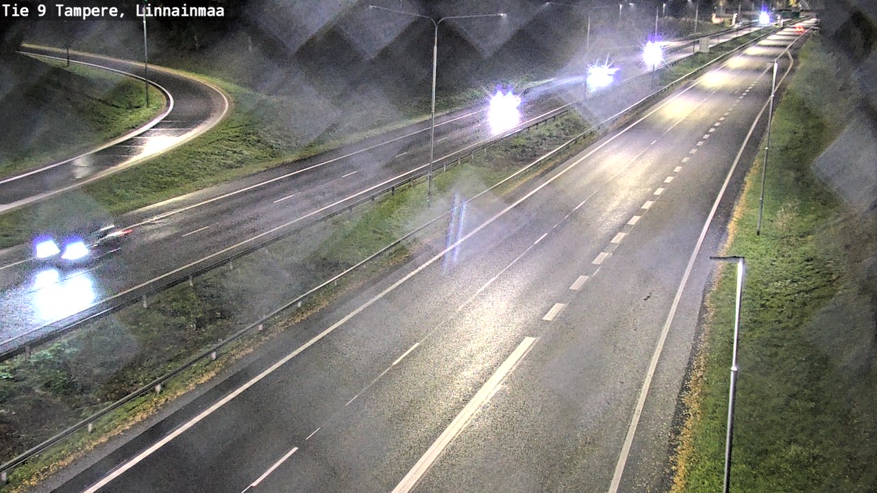 Weather Camera Image Väg 9 Tammerfors, Linnainmaa, Tampere, Pirkanmaa