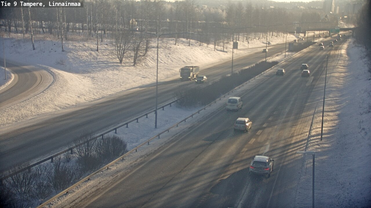 Weather Camera Image Väg 9 Tammerfors, Linnainmaa, Tampere, Pirkanmaa